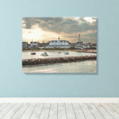 Block Island, Rhode Island Canvas Afdruk (Insitu (Houten vloer))