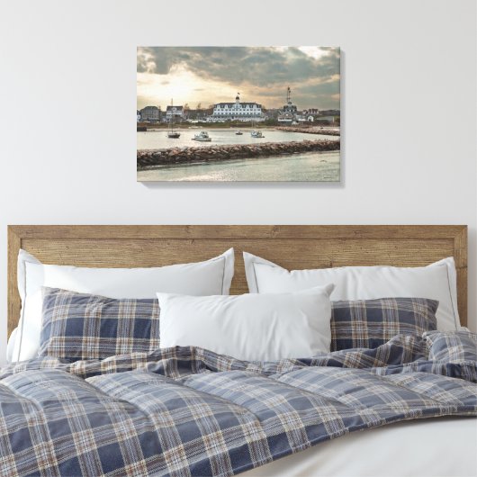 Block Island, Rhode Island Canvas Afdruk (Insitu (Slaapkamer))