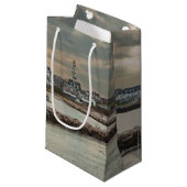 Block Island, Rhode Island Klein Cadeauzakje (Voorkant Gekanteld)