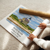 Block Island Rhode Island Poster, Aquarel Poster