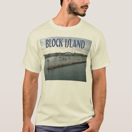BLOCK ISLAND RHODE ISLAND T-SHIRT (Voorkant)