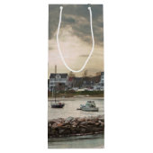 Block Island, Rhode Island Wijn Cadeautas (Achterkant)