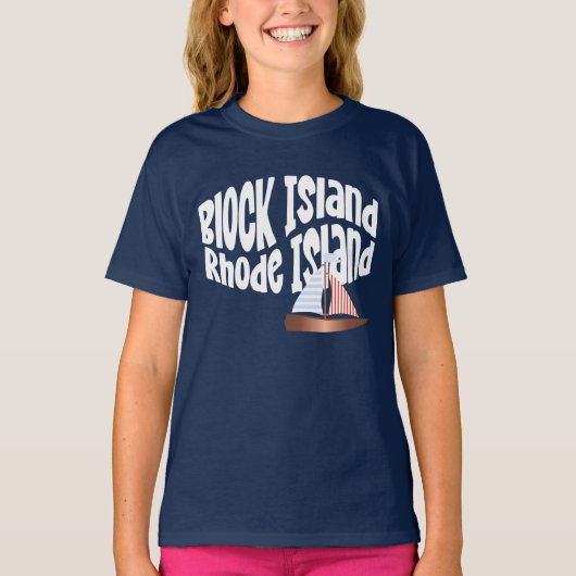 Block Island Sailing T-shirt (Voorkant)