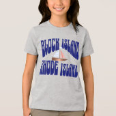 Block Island Sailing Tri-Blend Shirt (Voorkant)
