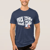 Block Island Sailing Tri-Blend Shirt (Voorkant)
