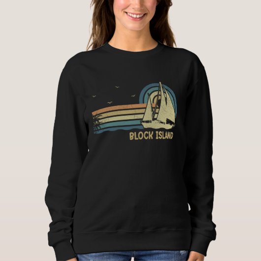 Block Island Sailing Zeilboot Summer Sailo Trui (Voorkant)