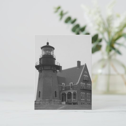 Block Island Southeast Light Briefkaart (Staand voorkant)