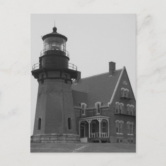 Block Island Southeast Light Briefkaart (Voorkant)