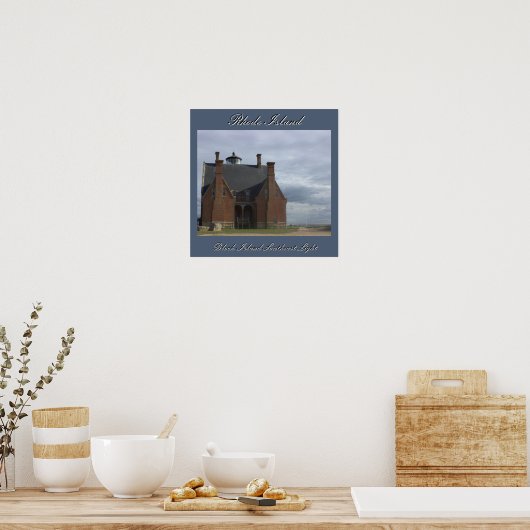 Block Island Southeast Light Poster (Keuken)