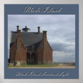 Block Island Southeast Light Poster (Voorkant)