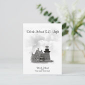 Block Island Southeast Light, Rhode Island Briefkaart (Staand voorkant)