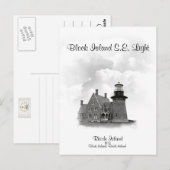 Block Island Southeast Light, Rhode Island Briefkaart (Voorkant / Achterkant)
