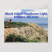 Block Island Southeast Lighthouse, RI Briefkaart (Voorkant)