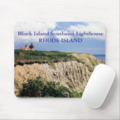 Block Island Southeast Lighthouse, RI Mousepad Muismat (Met muis)