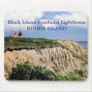 Block Island Southeast Lighthouse, RI Mousepad Muismat