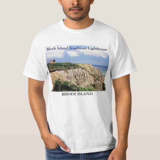 Block Island Southeast Lighthouse, RI T-Shirt (Voorkant)