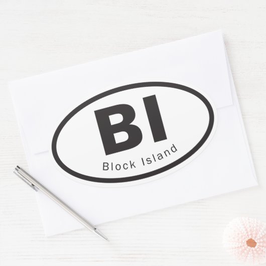 Block Island sticker (Envelop)