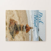 Block Island Stone Cairn Puzzle Legpuzzel (Horizontaal)