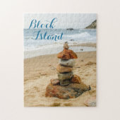 Block Island Stone Cairn Puzzle Legpuzzel (Verticaal)