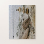 Block Island Stone Cairs, Mohegan Bluffs Legpuzzel (Verticaal)