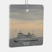 Block Island-veerboot Rhode Island-sieraad Keramisch Ornament (Rechts)