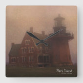 Block Island Vierkante Klok (Voorkant)