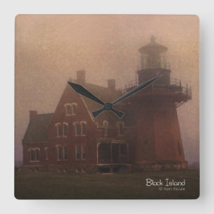 Block Island Vierkante Klok