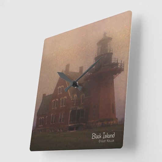 Block Island Vierkante Klok (Hoek)