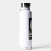 Block Island Vuurtoren Rhode Island Moon Waterfles (Rechts)