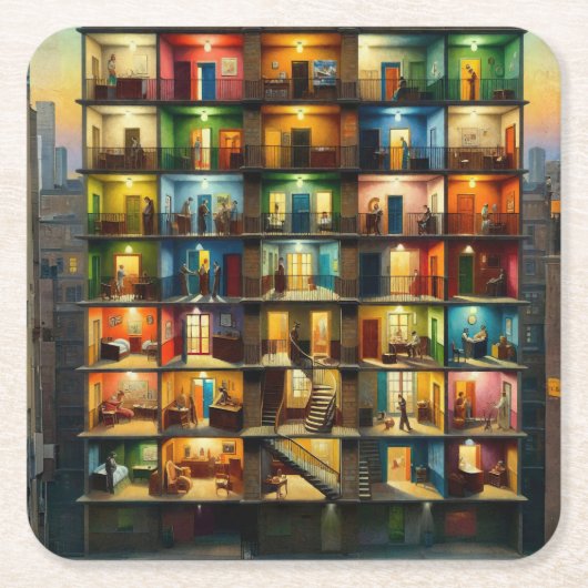 Block Kartonnen Onderzetters (Voorkant)