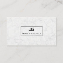 BLOCK Monogram zwart Open Lijst op witte marmer