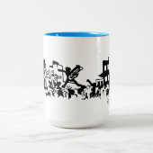 Block Party Concert Tweekleurige Koffiemok (Center)