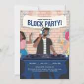 Block Party Urban Uitnodiging (Voorkant)