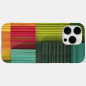 Block Pattern iPhone Case (Achterkant (horizontaal))
