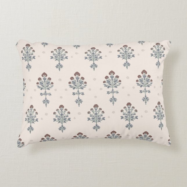 Block Print Accent Pillow Kussen (Voorkant)