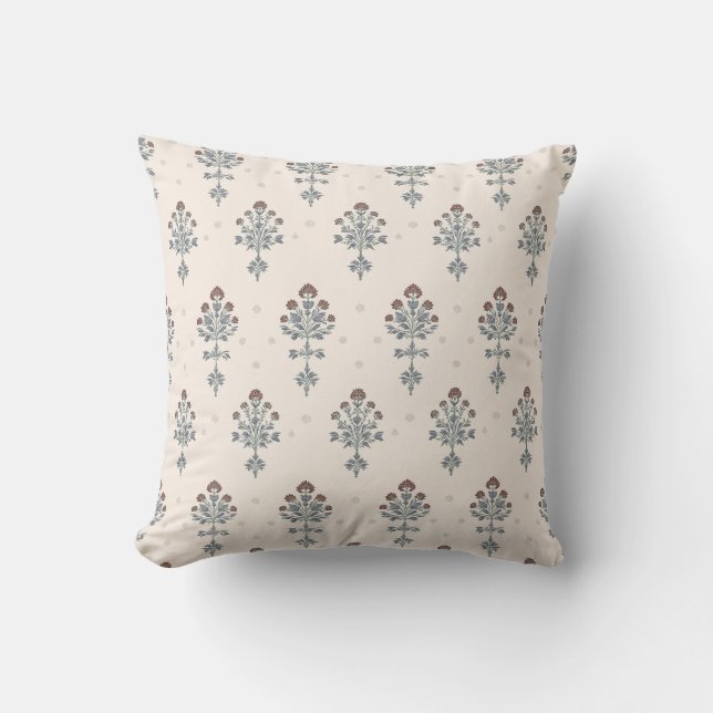 Block Print Throw Pillow Kussen (Voorkant)