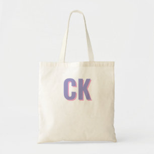 Block Shadow Canvas tas, bruidsmeisje cadeau afstu Tote Bag