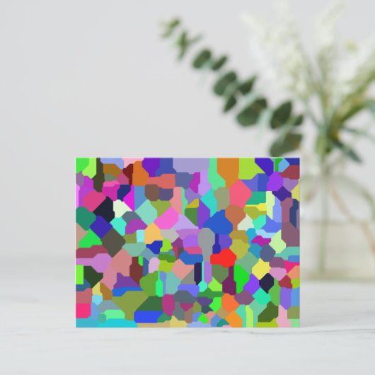 Block Tegel Briefkaart (Staand voorkant)