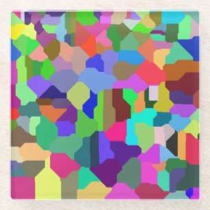 Block Tegel Glass Onderzetter