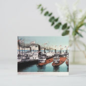 Blockade bij Sault Ste Marie - Vintage Briefkaart (Staand voorkant)