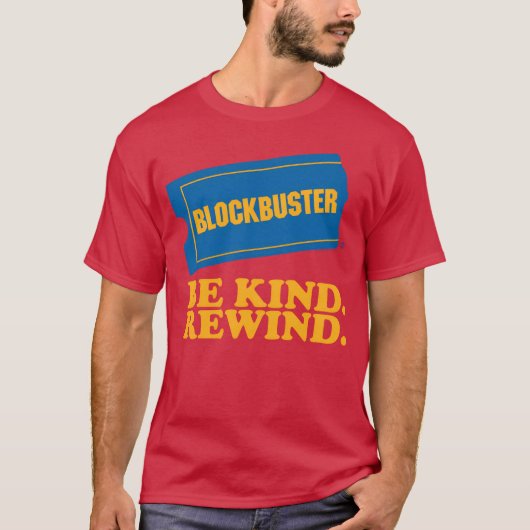Blockbuster Be Kind Rewind  T-shirt (Voorkant)