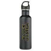 BLOCKBUSTER Matte Black Water Flacon Waterfles (Voorkant)