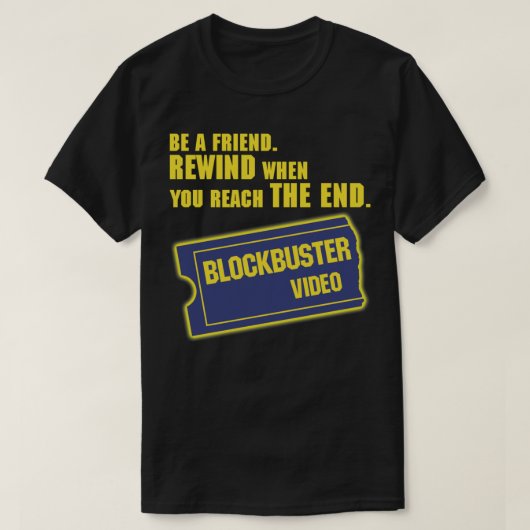 Blockbuster Video Merchandise Classic T-Shirt (Design voorkant)