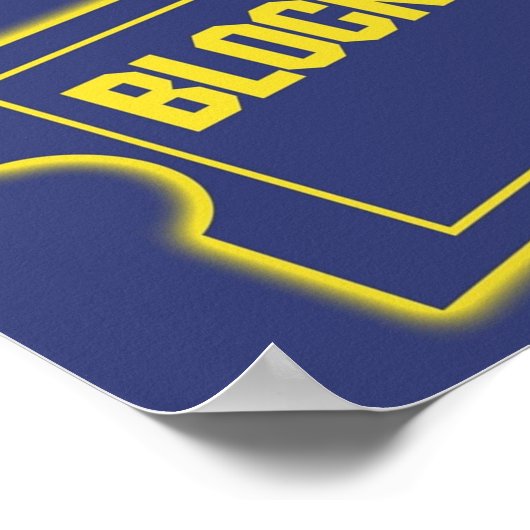 Blockbuster Video Merchandise Poster (Hoek)