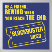 Blockbuster Video Merchandise Poster (Voorkant)