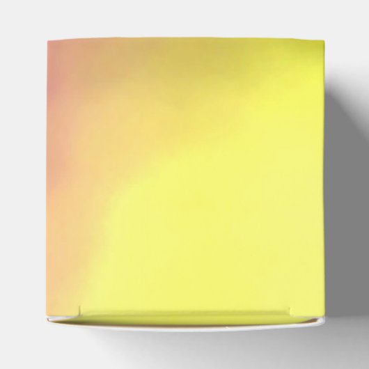 Blockchain: Abstract Roze, Geel, Zwart & Wit Bedankdoosjes (Bovenkant)