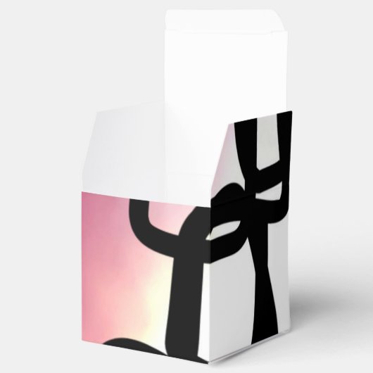 Blockchain: Abstract Roze, Geel, Zwart & Wit Bedankdoosjes (Geopend)