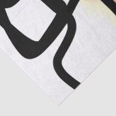 Blockchain: Abstract Roze, Geel, Zwart & Wit Tissuepapier (Detail)