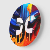 blockchain bitcoin portemonnee trading Wall Clock Grote Klok (Hoek)