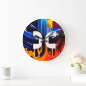 blockchain bitcoin portemonnee trading Wall Clock Grote Klok (Huis)